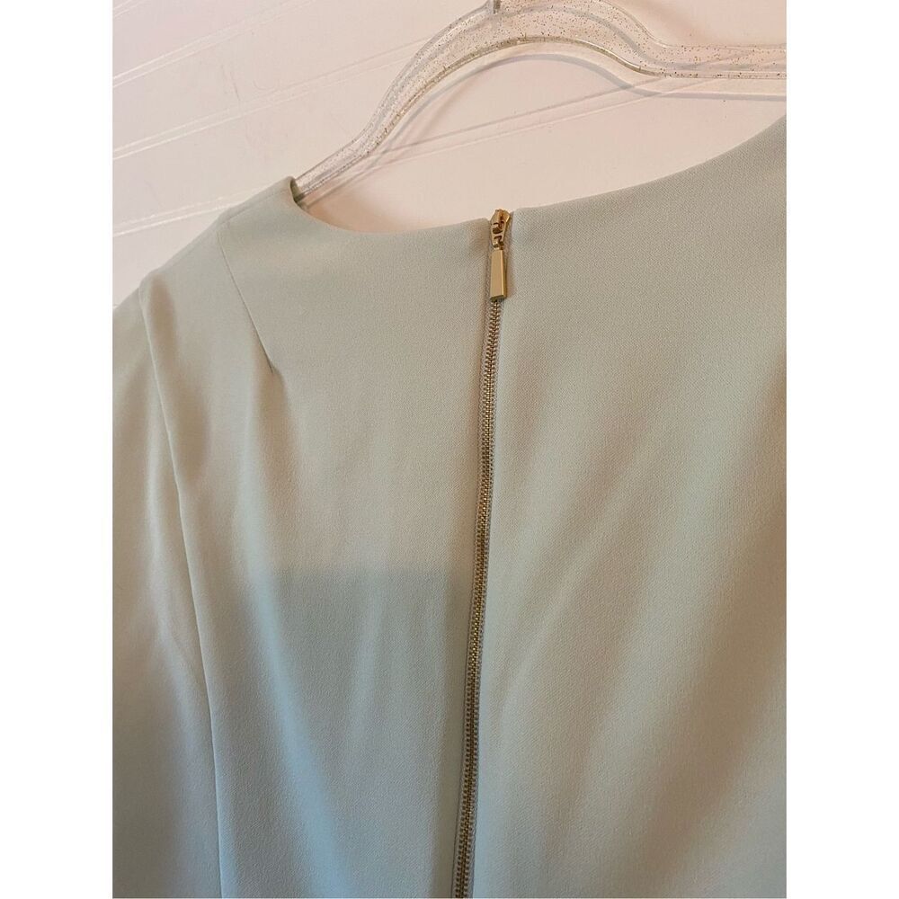 Calvin Klein CELADON Mint Green Sheath Dress NWOT Size 12 - Picture 6 of 7